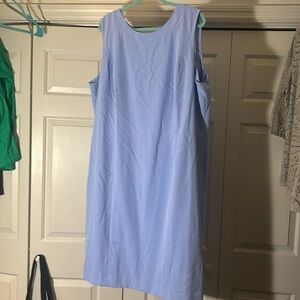 Kasper size 24 light baby blue sheath dress